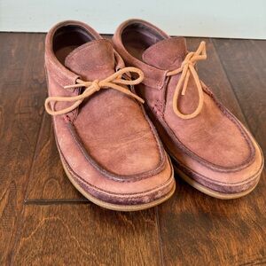 Chaco Pineland Women’s Size 8 Moc Toe Pinecone Brown Nubuck Moccasin Sneakers‎